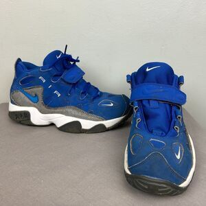 Nike shoes youth‎ 7Y blue lace strap air turf raider 599812-400 NEEDS LACES READ